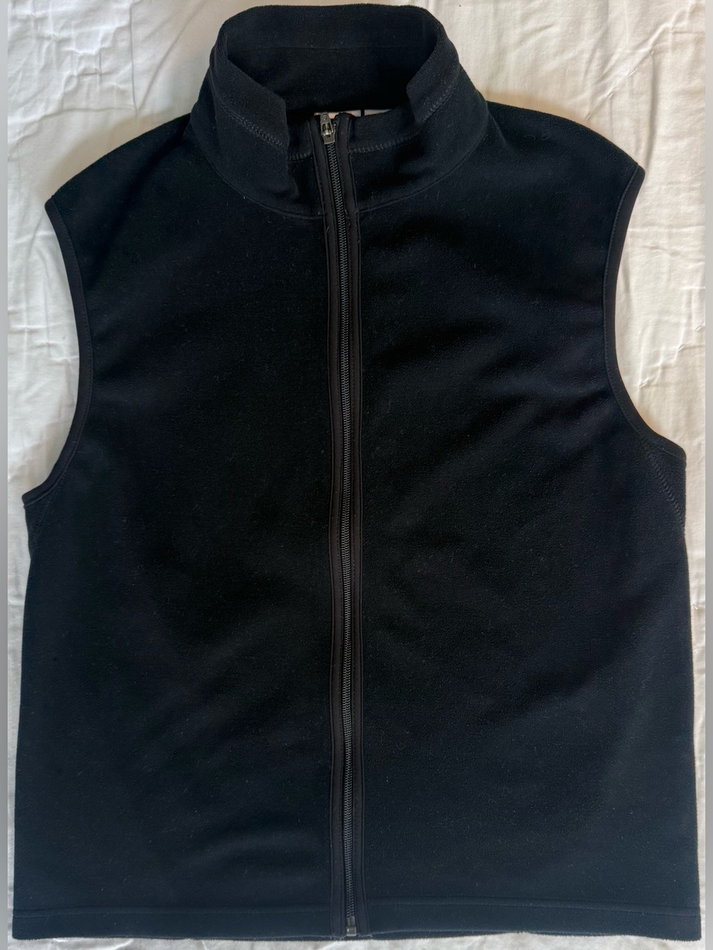 The North Face Gore Windstopper Fleece Vest Men’s Small Black Minimalist EUC